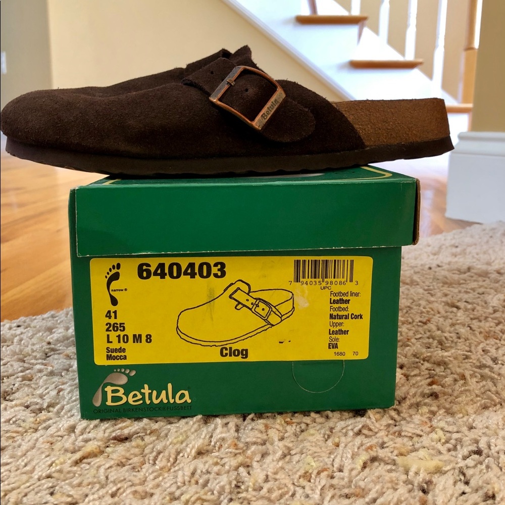 Betula by Birkenstock clog mules!